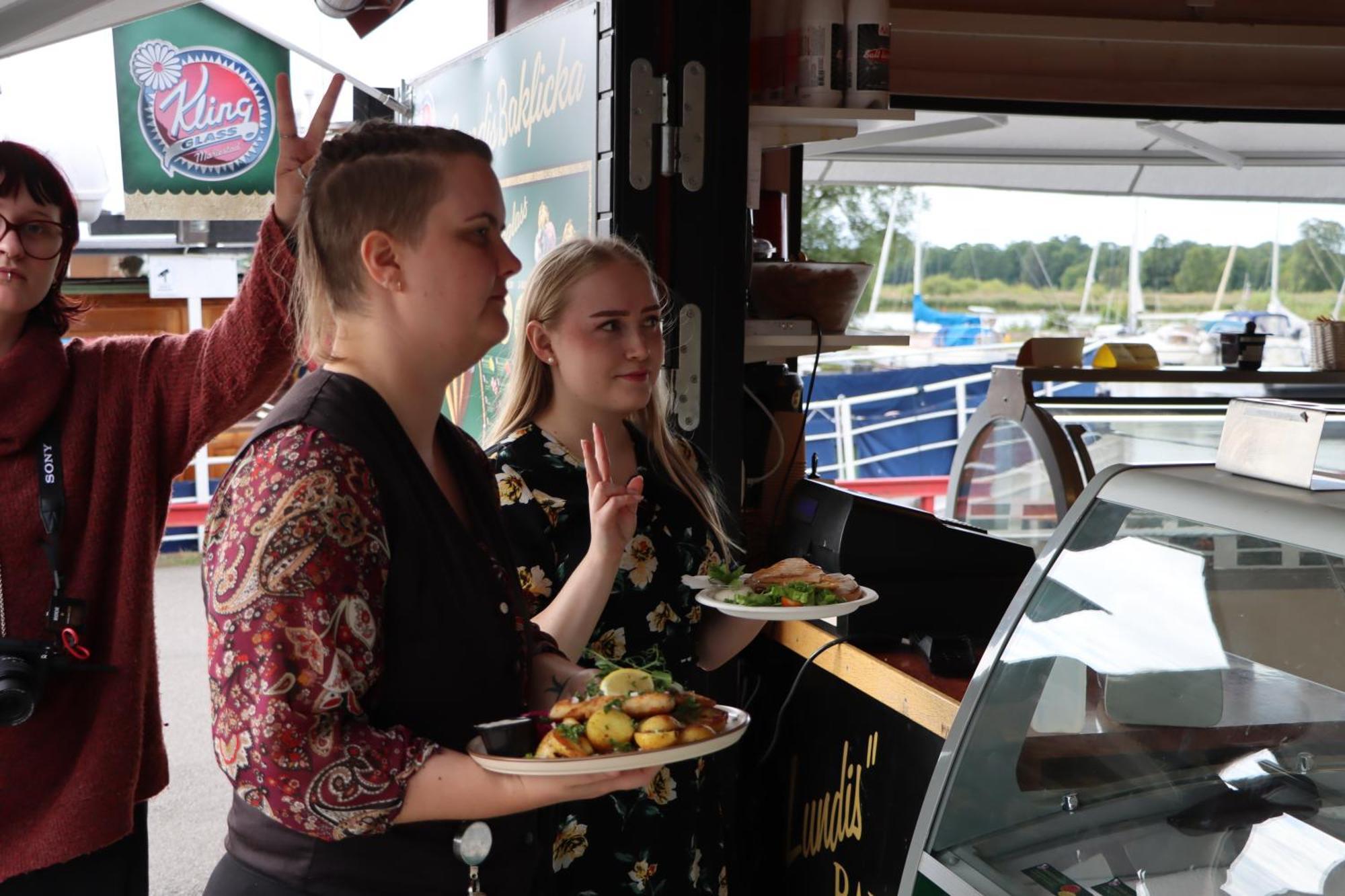 Vaenerport Lakefront Hotell Mariestad Kültér fotó