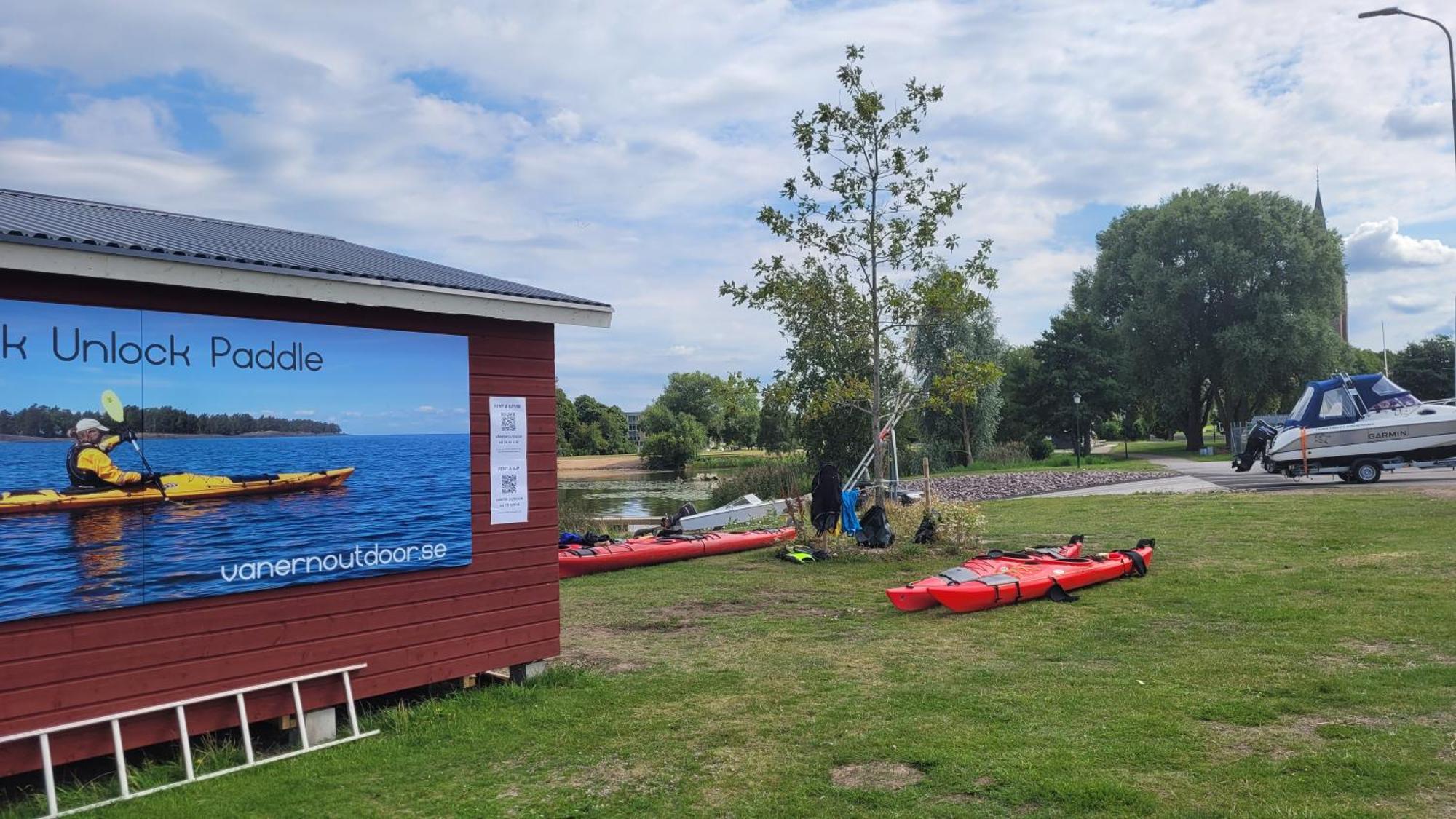 Vaenerport Lakefront Hotell Mariestad Kültér fotó