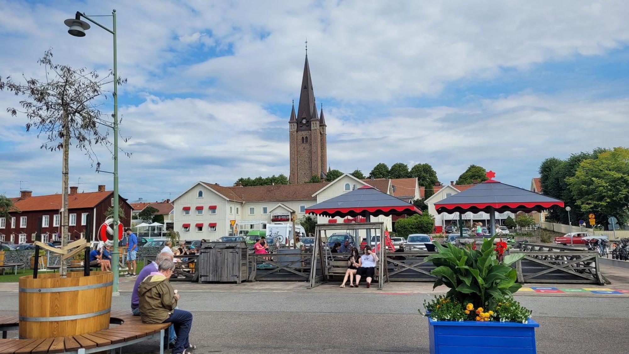 Vaenerport Lakefront Hotell Mariestad Kültér fotó
